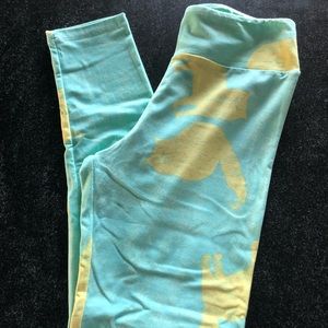 LuLaRoe leggings cat print